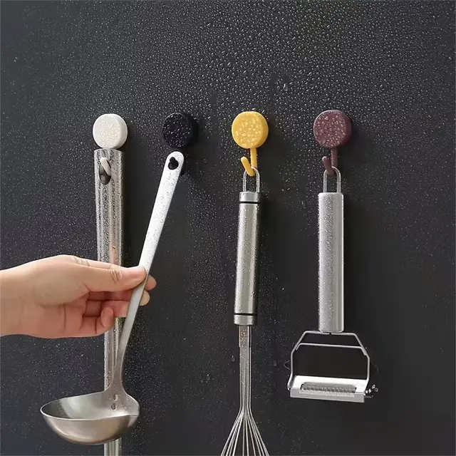 Kendinden Yapışkanlı Renkli Duvar Askısı (10LU SET) 4