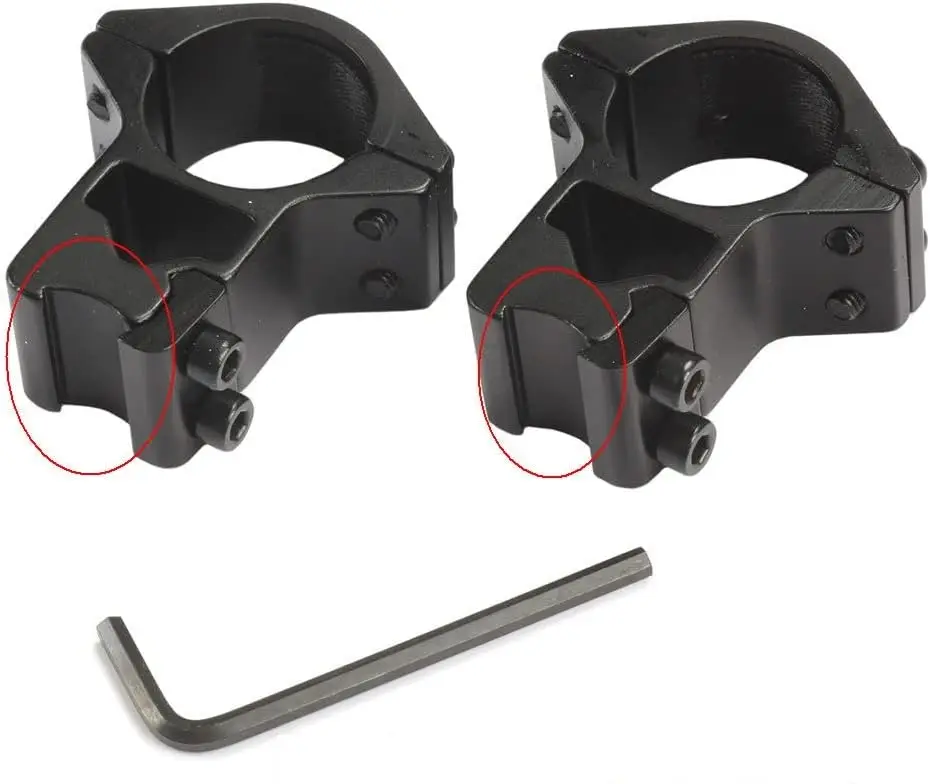25.4mm dürbün için 11mm YÜKSEK Halı Ayağı 3