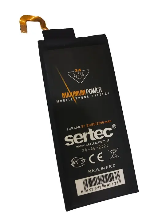 SERTEC -  GALAXY S6 EDGE Uyumlu Bat