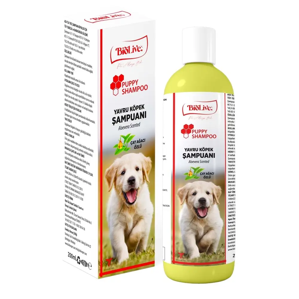 Biolive Çay Ağacı Özlü Yru Köpek Şampuanı 200ml 3