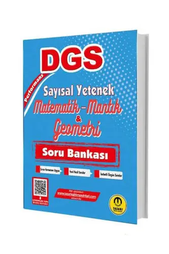 Tasarı Yayınları DGS Sayısal Yetenek Matematik Mantık Geometri Soru Bankası