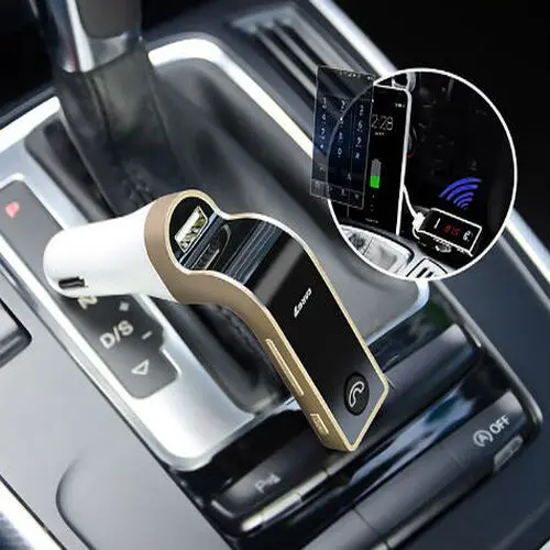 Carg7 Bluetooth Araç FM Transmitter Usb Girişli 4