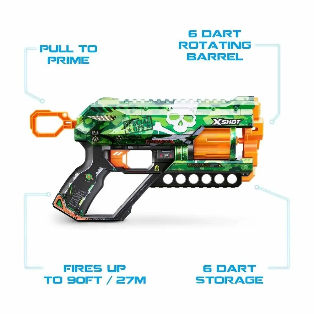 36561 X-Shot Skins Griefer 12 li Sünger Dart Atan 32 cm 7