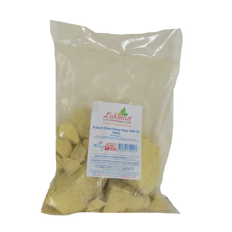 Kükürt Külçe Parça Kalıp 1000 Gr Paket 3