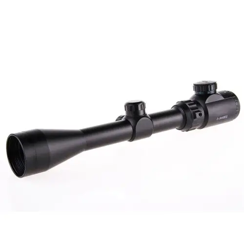 3-9x40 Zoomlu Çıft Işıklı Tüfeği Dürbünü Montaj Kelepçeli
