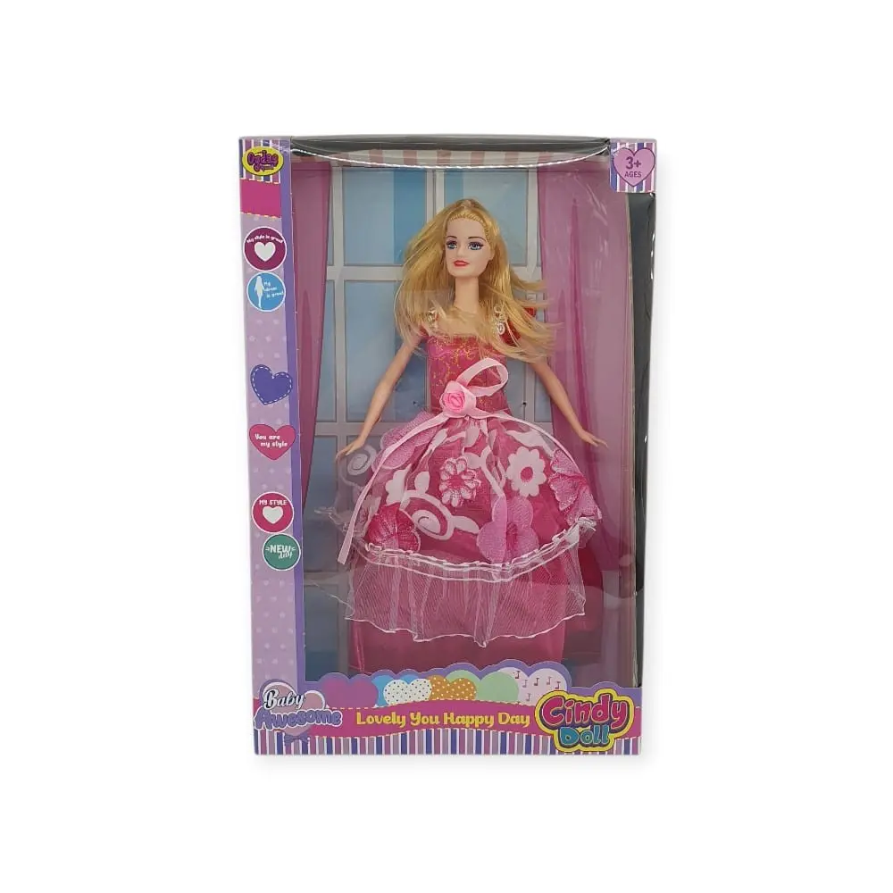 Büyüleyici Parti Bebeği - 02258 - Pembe - 1 ADET 2