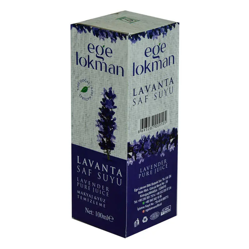 Doğal Lanta Saf Suyu Makyaj ve Yüz Temizleme 100 ML Spreyli Cam Şişe 5