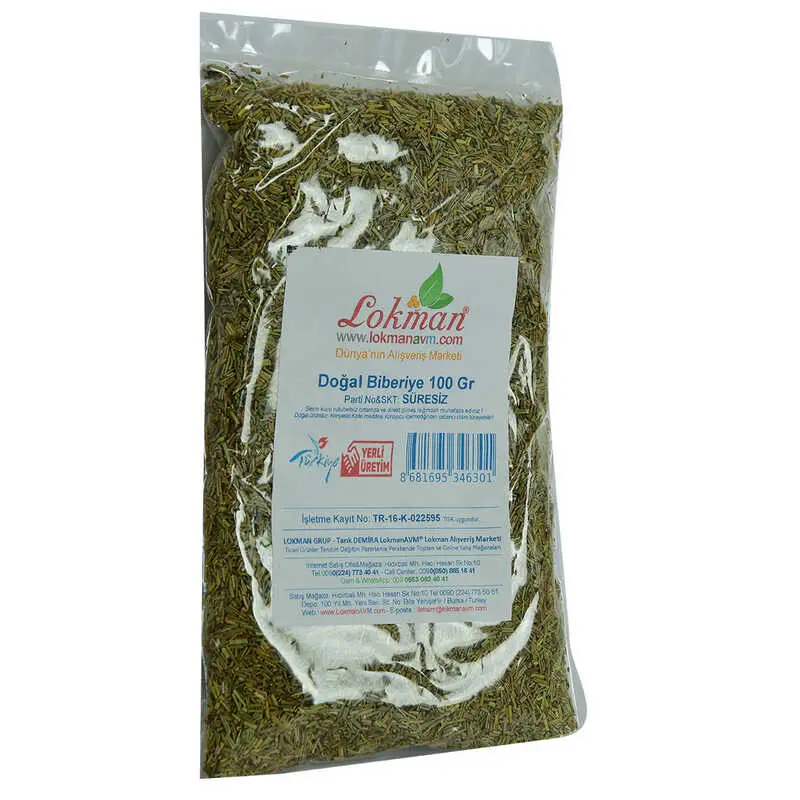 Biberiye Doğal 100 Gr Paket 4