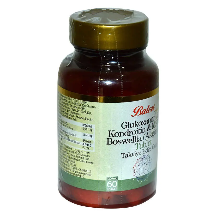 Glukozamin Kondroitin MSM Boswellia 60 Tablet 4