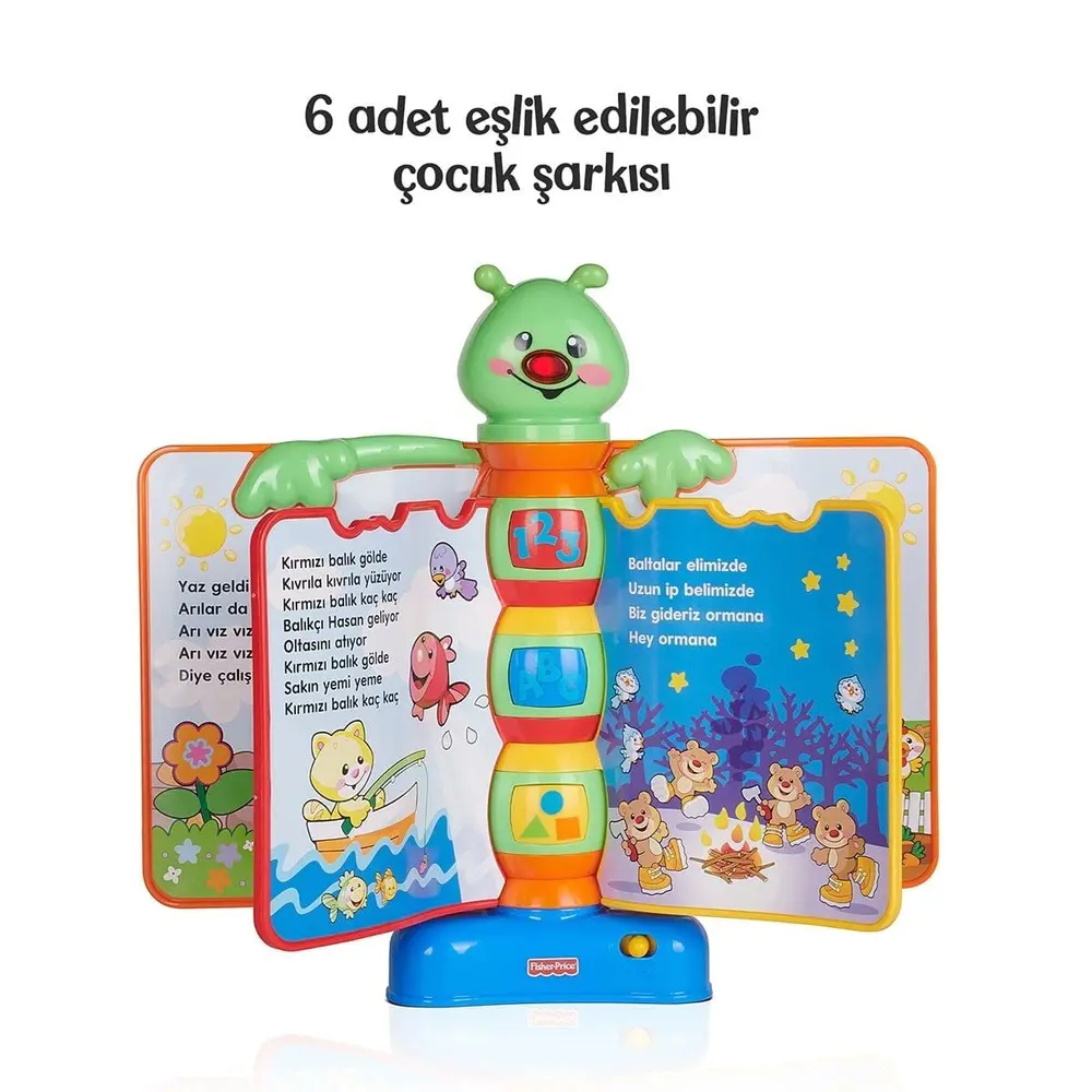 N3835 Fisher-Price® Eğlen ve Öğren Eğitici Masalcı Tırtıl / Türkçe / +6 ay 4