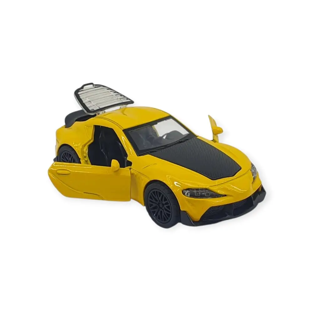 Çek Bırak Araba Metal - 3691C - Sarı - 1 ADET 2