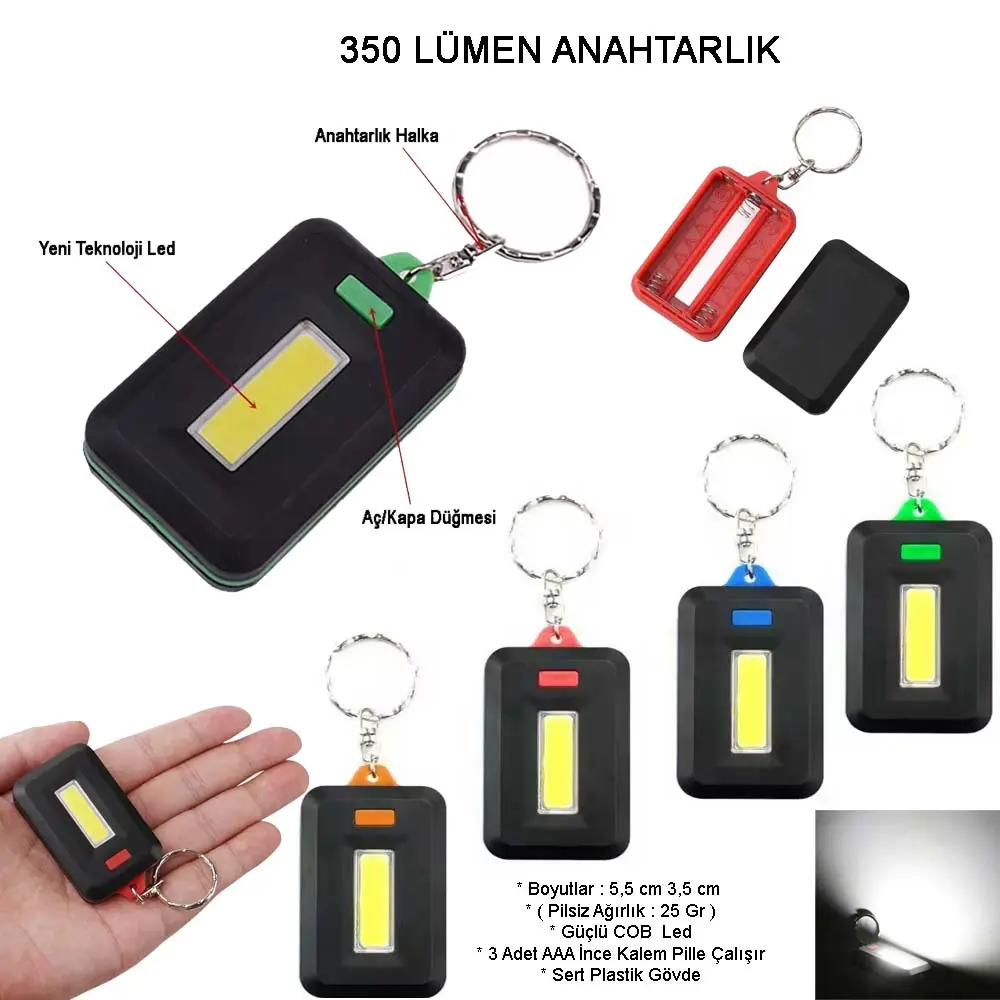 Ortam Aydınlatan 350 Lümen Anahtarlık Wt-377 2