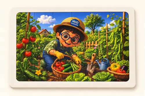 Bahçıvan H - 24 Parça Ahşap Puzzle