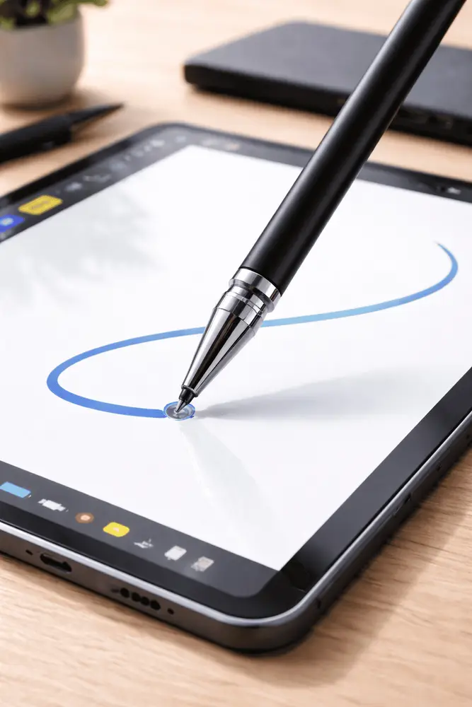 Vivo Y32 Uyumlu Dokunmatik Stylus Kalem Disk Uçlu Hassas Tablet Telefon Çizim Kalemi 3