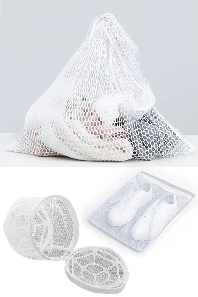 3lü Yıka File Seti - Ayakkabı Filesi-Plastik Aparatlı Sütyen Yı- Çamaşır Yı Filesi