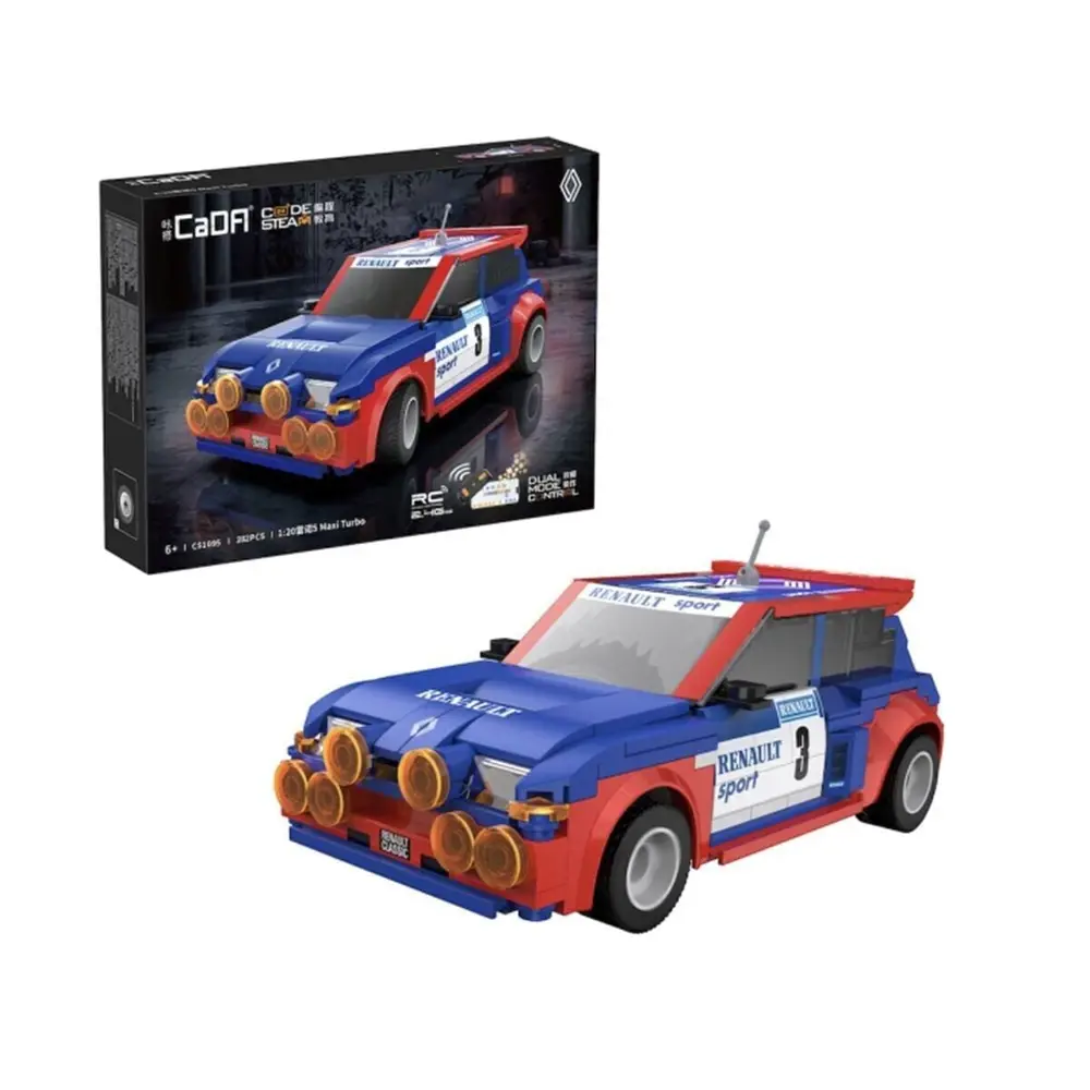 C51095W CADA RENAULT 5 MAXİ TURBO 282 PARÇA BLK OYUNCAK