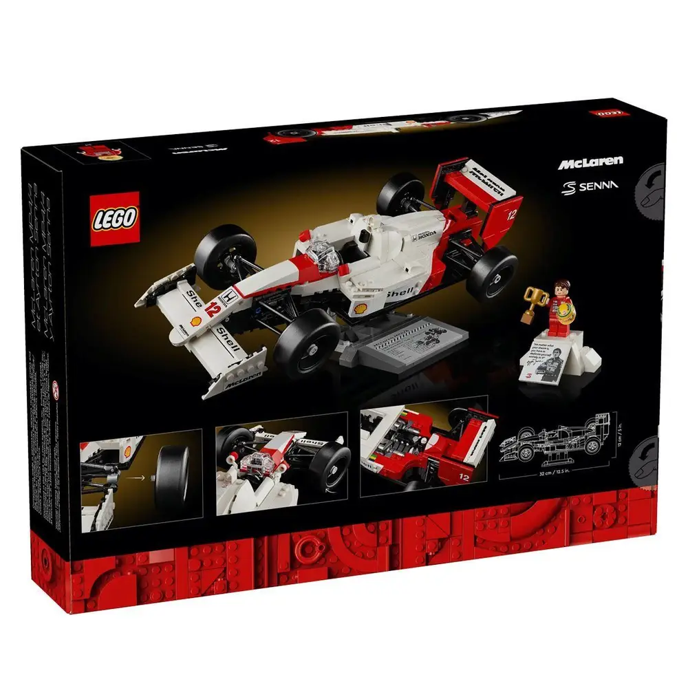 10330 Lego icons - McLaren MP4/4 ve Ayrton Senna 693 parça +18 yaş 5
