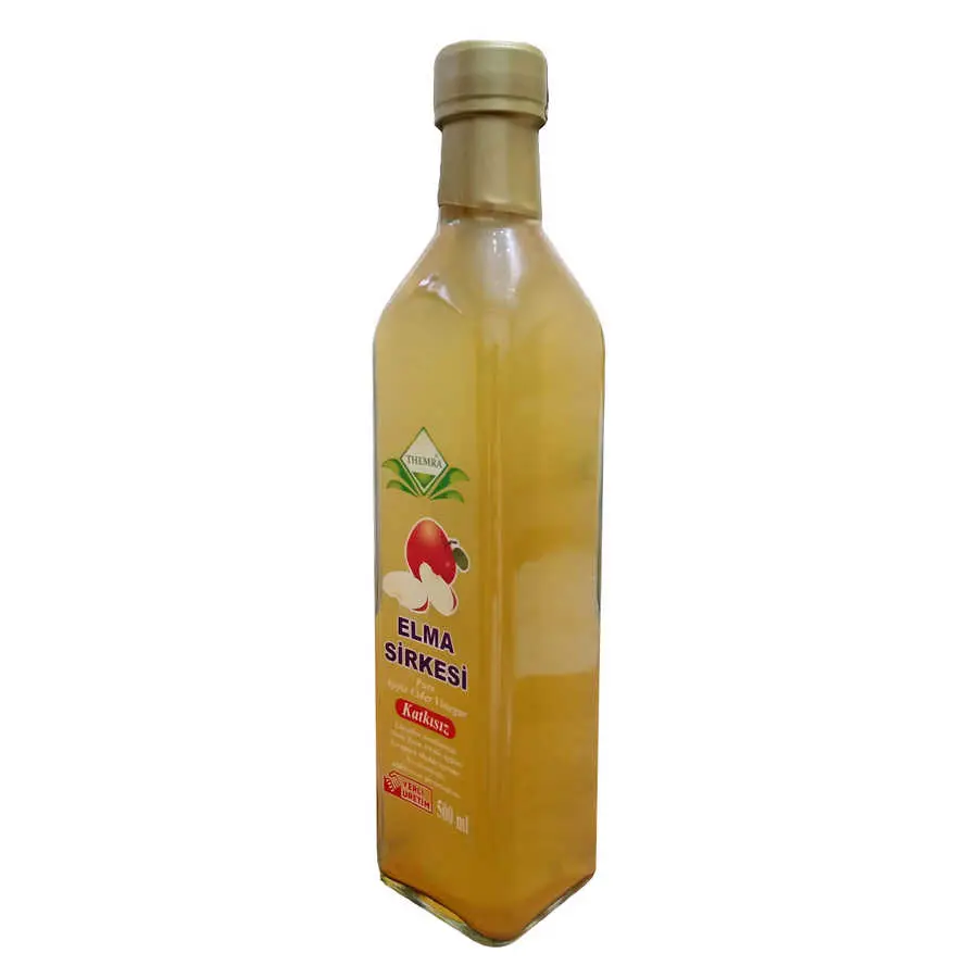 Elma Sirkesi Cam Şişe 500 ML 3