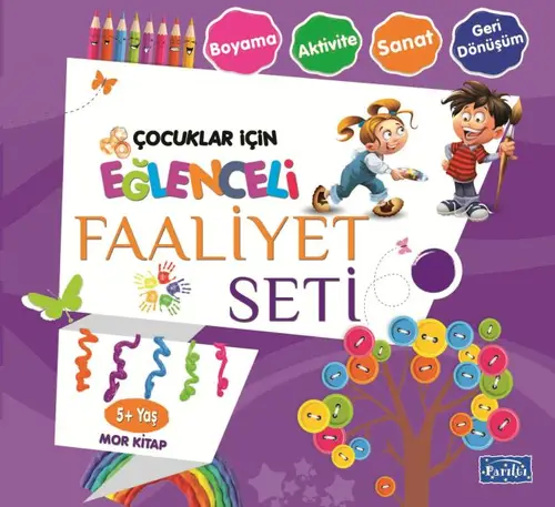 Eğlenceli Faaliyet Seti - Mor - 5+ Yaş