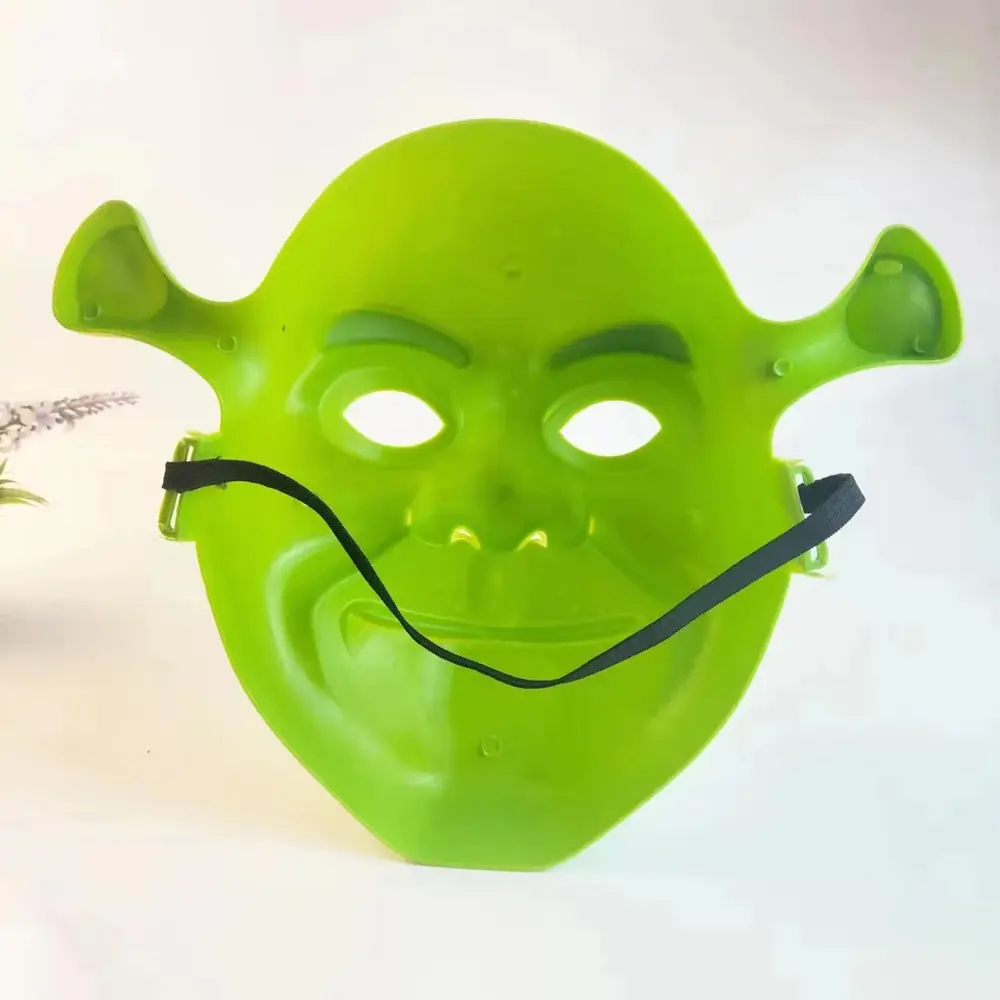 Yeşil Shrek Maskesi 21x25 cm 4