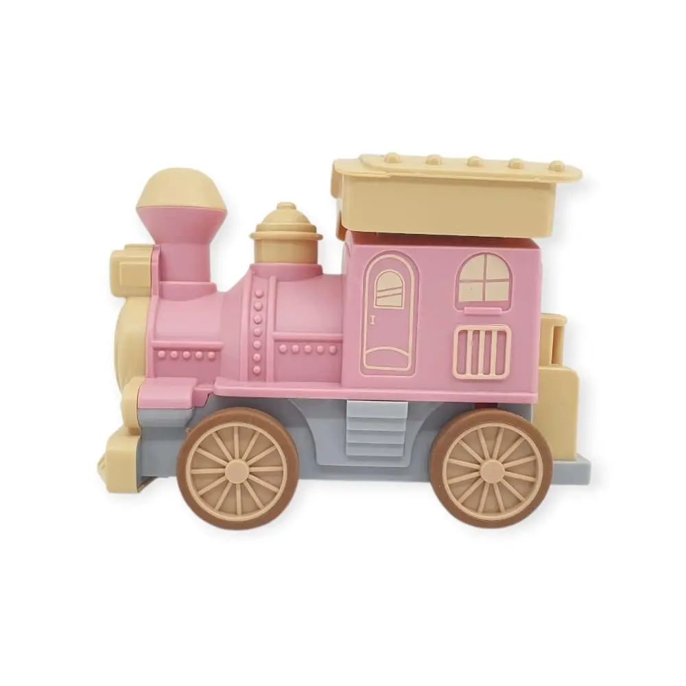 Oyuncak Tren Işıklı Sesli Bas Gitsin 14cm - PEMBE - 8068A - 1 ADET 3