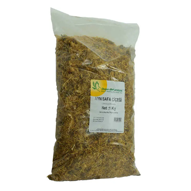 Aynısefa Çiçeği Portakal Nergisi Çiçeği Doğal Calendula 1000 Gr Paket 3