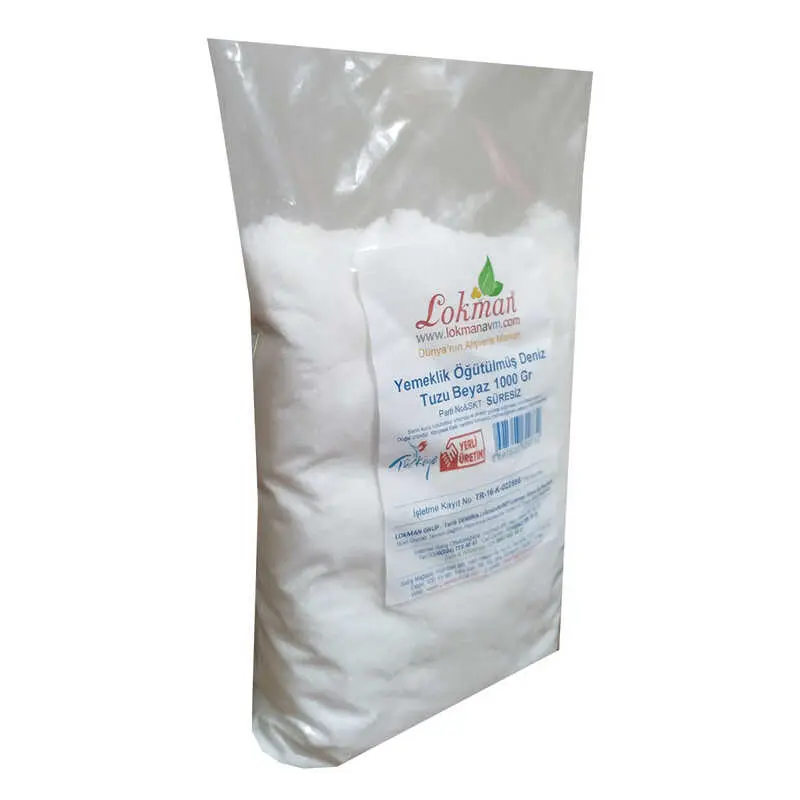 Yemeklik Öğütülmüş Deniz Tuzu Beyaz 1000 Gr 5
