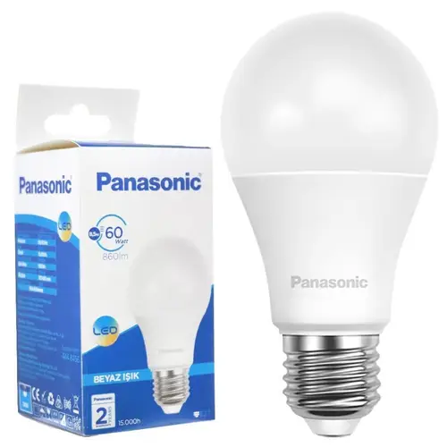 Led Ampul 8,5 Watt Beyaz Renk E27 Duy