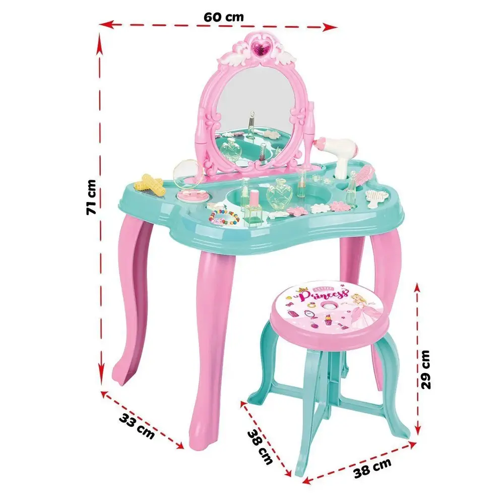 06 048 Pilsan Sihirli Kelebek Makyaj Masası Pembe 2