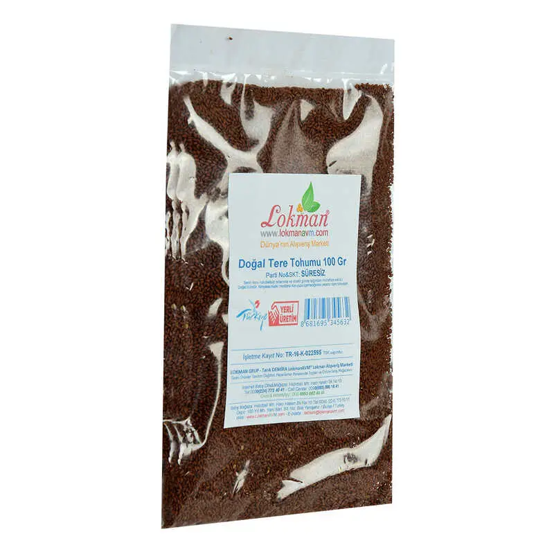 Doğal Tere u 100 Gr Paket 5