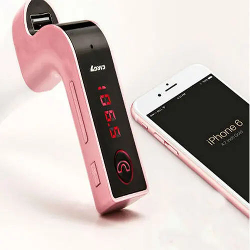Carg7 Bluetooth Araç FM Transmitter Usb Girişli 5