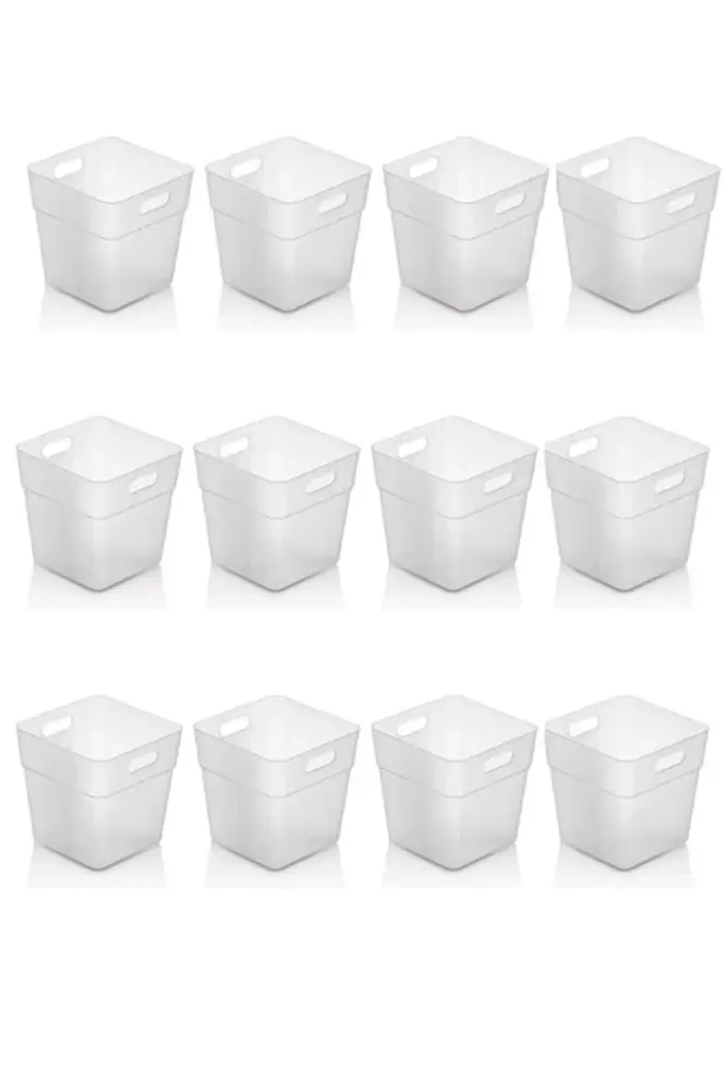 12 li Buzdolabı İçi Mini Düzenleyici Kutu Organizer - Buzdolabı Kapak Düzenleyici 4