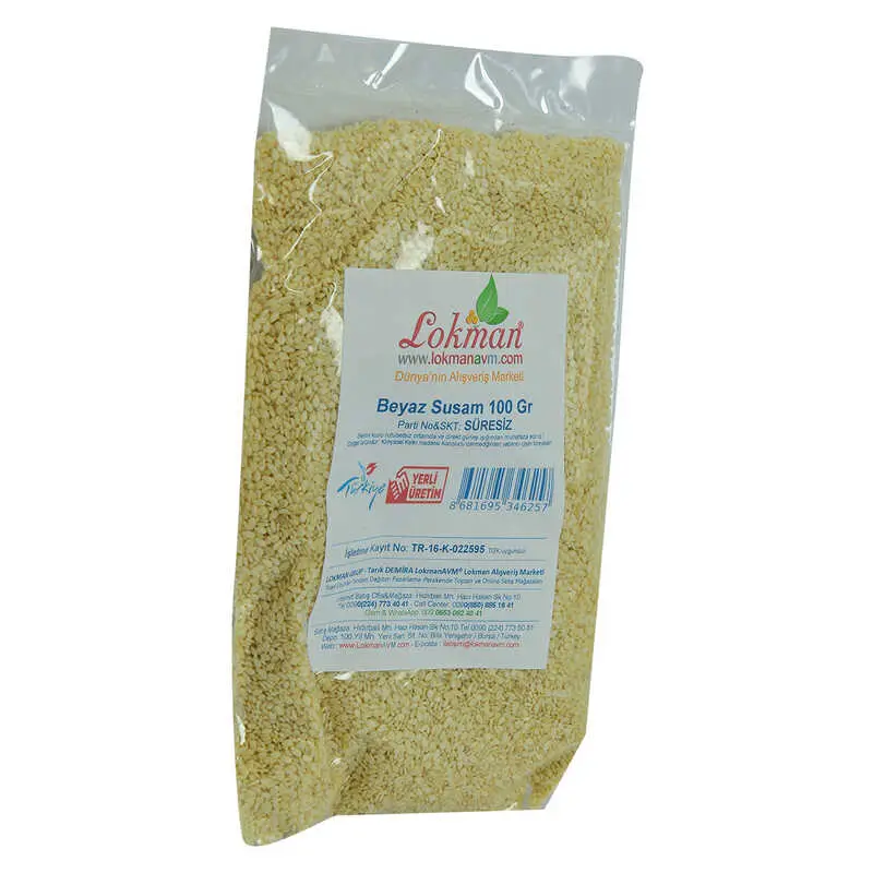 Susam Beyaz 100 Gr Paket 4