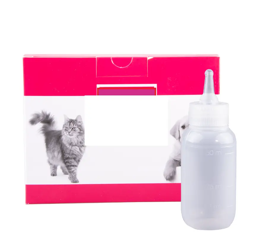 Şeffaf Pet Biberon 50 ml Yru Kedi ve Köpekler İçin Biberon 2