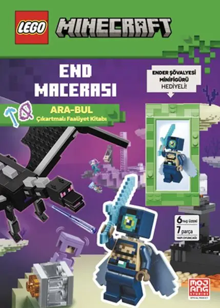 Lego Mınecraft End Macerası Ara-Bul Çıkartmalı Faaliyet Kitabı