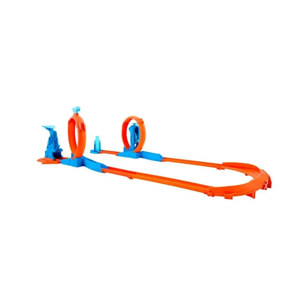JDW39 Hot Wheels Track Creator Triple Loop Speed Kit 3
