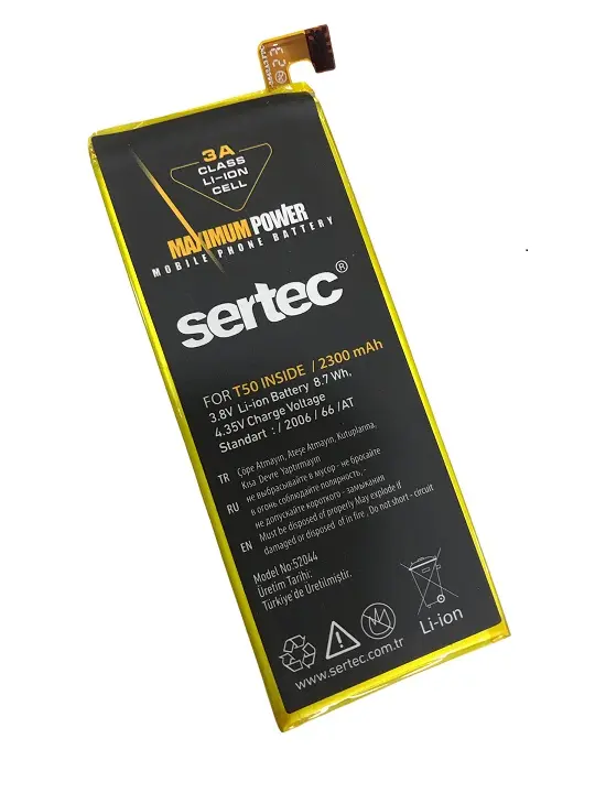 SERTEC - Turkcell T-50 Uyumlu Bat