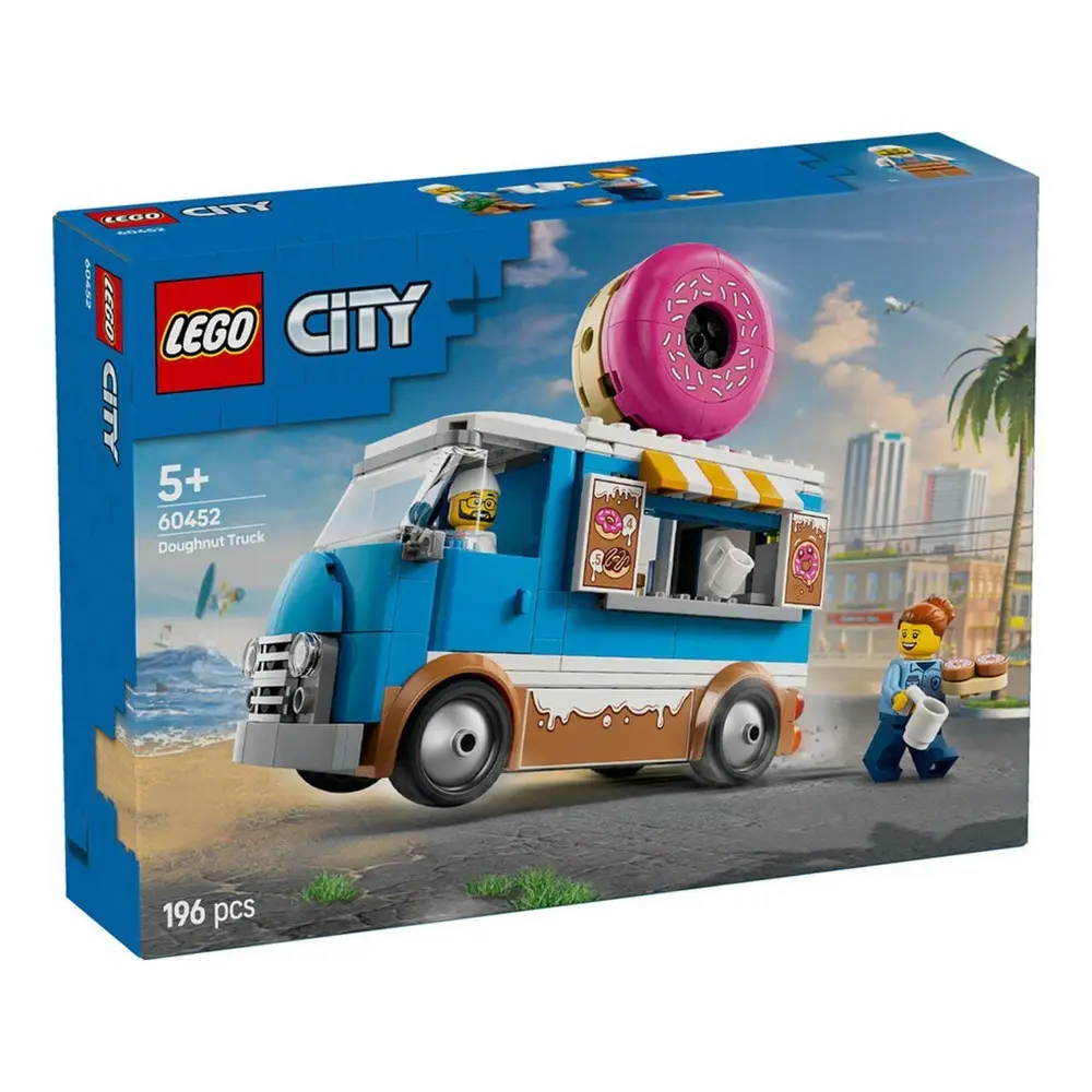 60452 Lego City Donut Kamyonu 196 parça +5 yaş 5