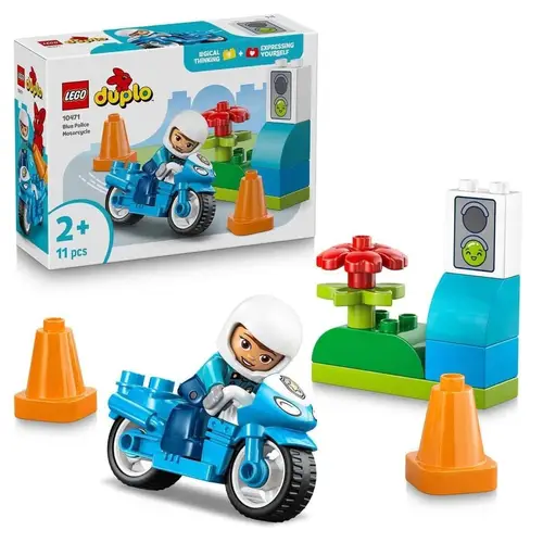 10471 Lego Duplo Mi Polis Motosikleti 11 parça +2 yaş