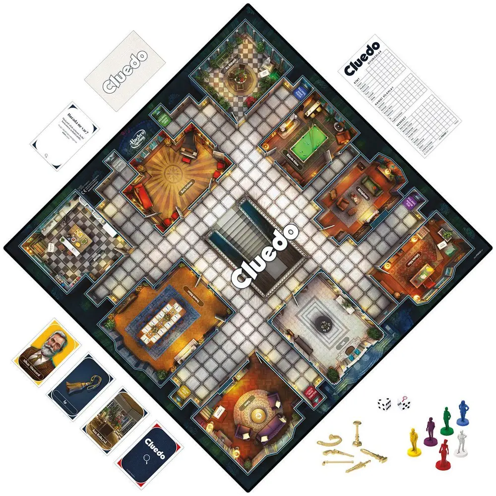 F6420 Hasbro - Cluedo +8 yaş 2