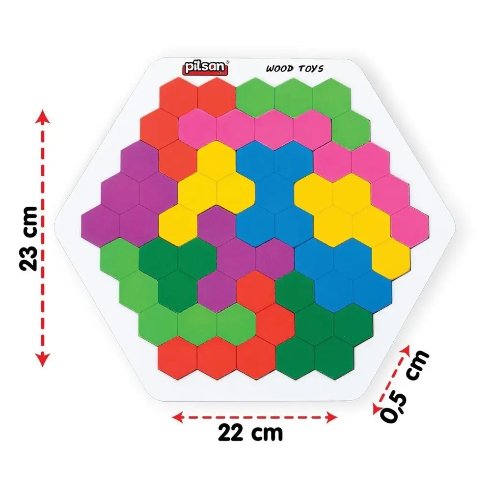 02 016 AHŞAP PETEK TANGRAM 2