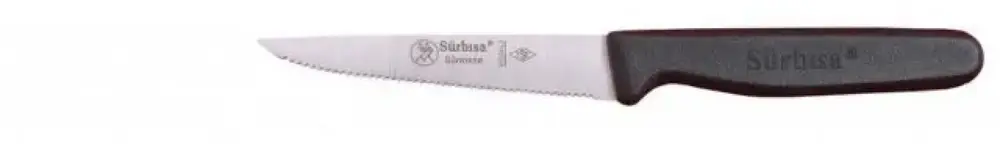 Sürbısa 61004LZ - Sürmene Lazerli, Tırtıklı Sebze Bıçağı 9,5cm