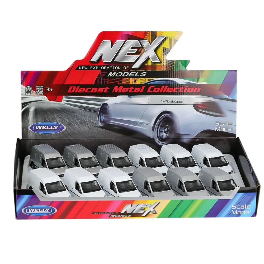 43631 Welly Metal Çek Bırak Ford Transit -Karsan Oyuncak 5