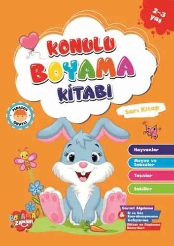 Konulu Boyama - Sarı (2-3 Yaş)