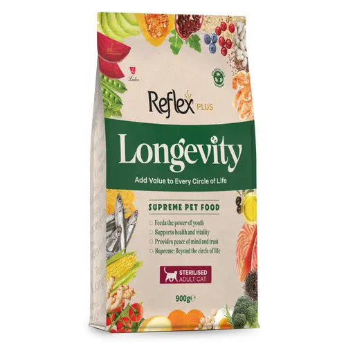 Reflex Plus Longevity Hipoalerjenik Kısırlaştırılmış Kedi sı 900gr