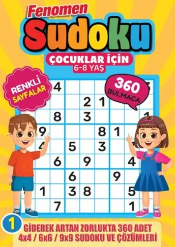 Fenomen Çuklar İçin Sudoku 6-8 Yaş