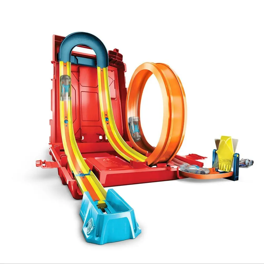 HDX78 HW Track Builder Benzin Bidonu Akrobasi Seti, Hot Wheels Track Builder 5