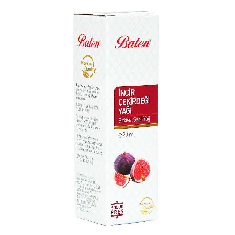 İncir Çekirdeği Yağı Soğuk Pres 20 ML Cam Şişe 4