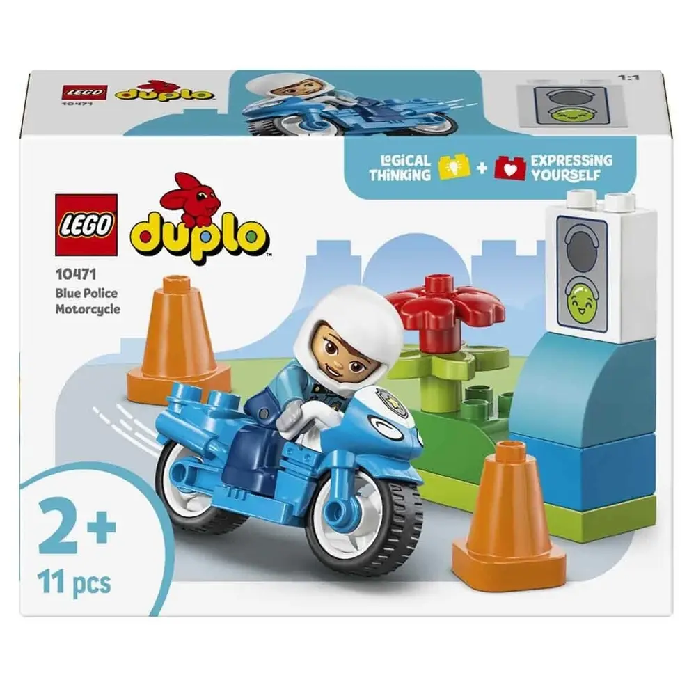 10471 Lego Duplo Mi Polis Motosikleti 11 parça +2 yaş 7