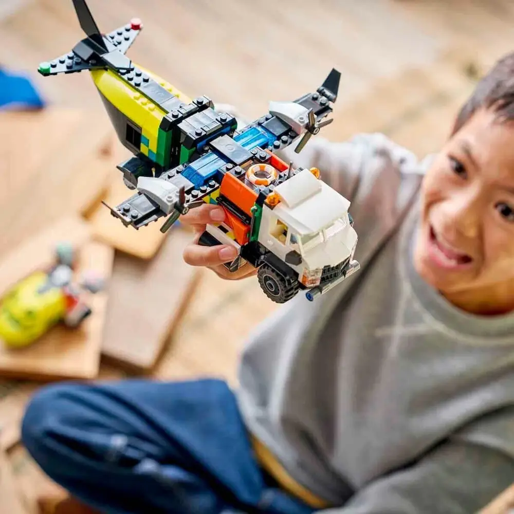 60505 Lego City Uçak, Servis Kamyonu ve Hoverkraft 990 parça +7 yaş 7
